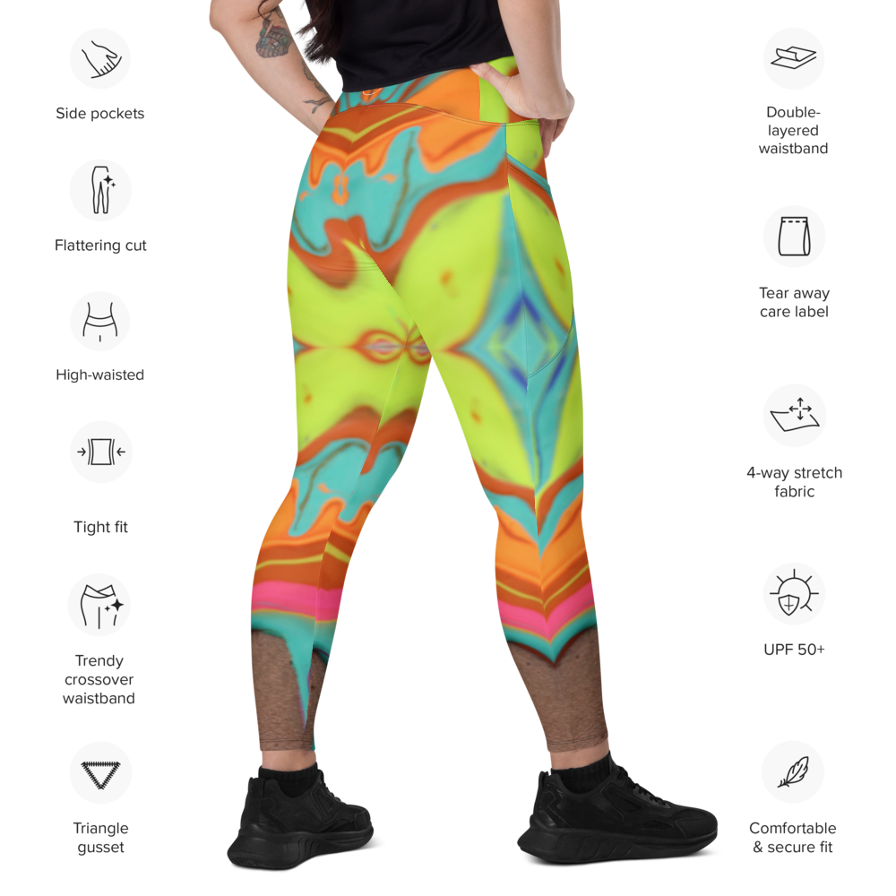 Crossover Leggings with Pockets