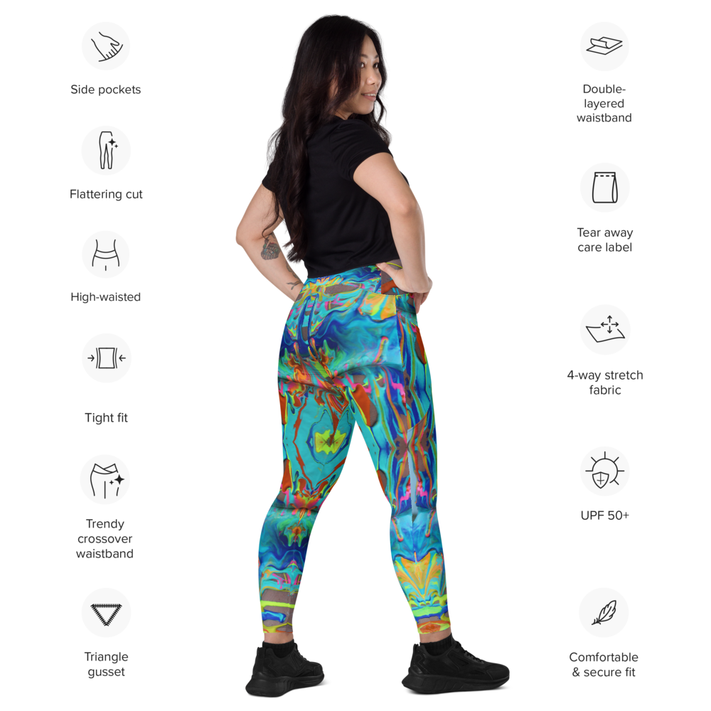 Crossover Leggings with Pockets